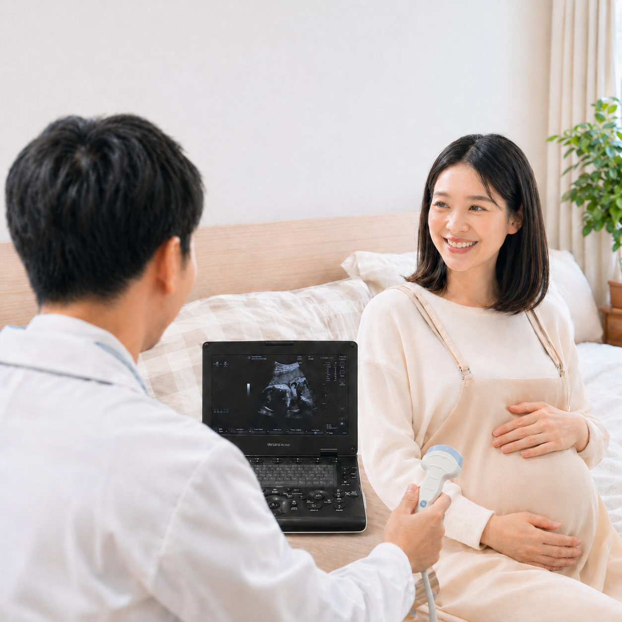 ご自宅での穏やかな妊娠検診
